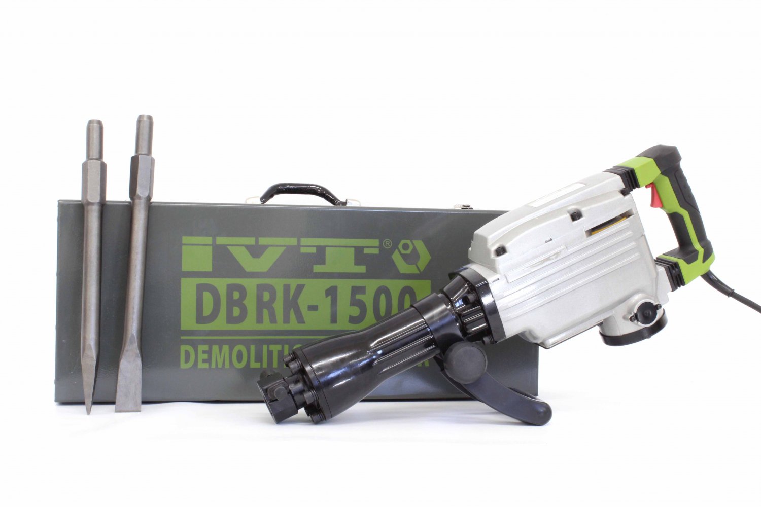 Молоток отбойный DBRK-1500 (1500Вт, 45Дж, шестигр.30мм, 1900уд/мин, кейс) IVT