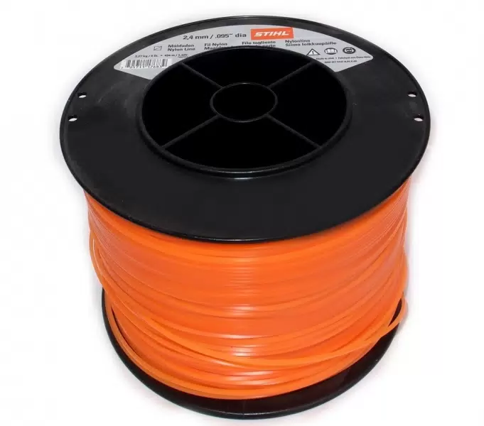 Леска-струна косильная круглого сечения Ø2,4мм (цена за 1м), (оранжевая, в бобине 253м) STIHL