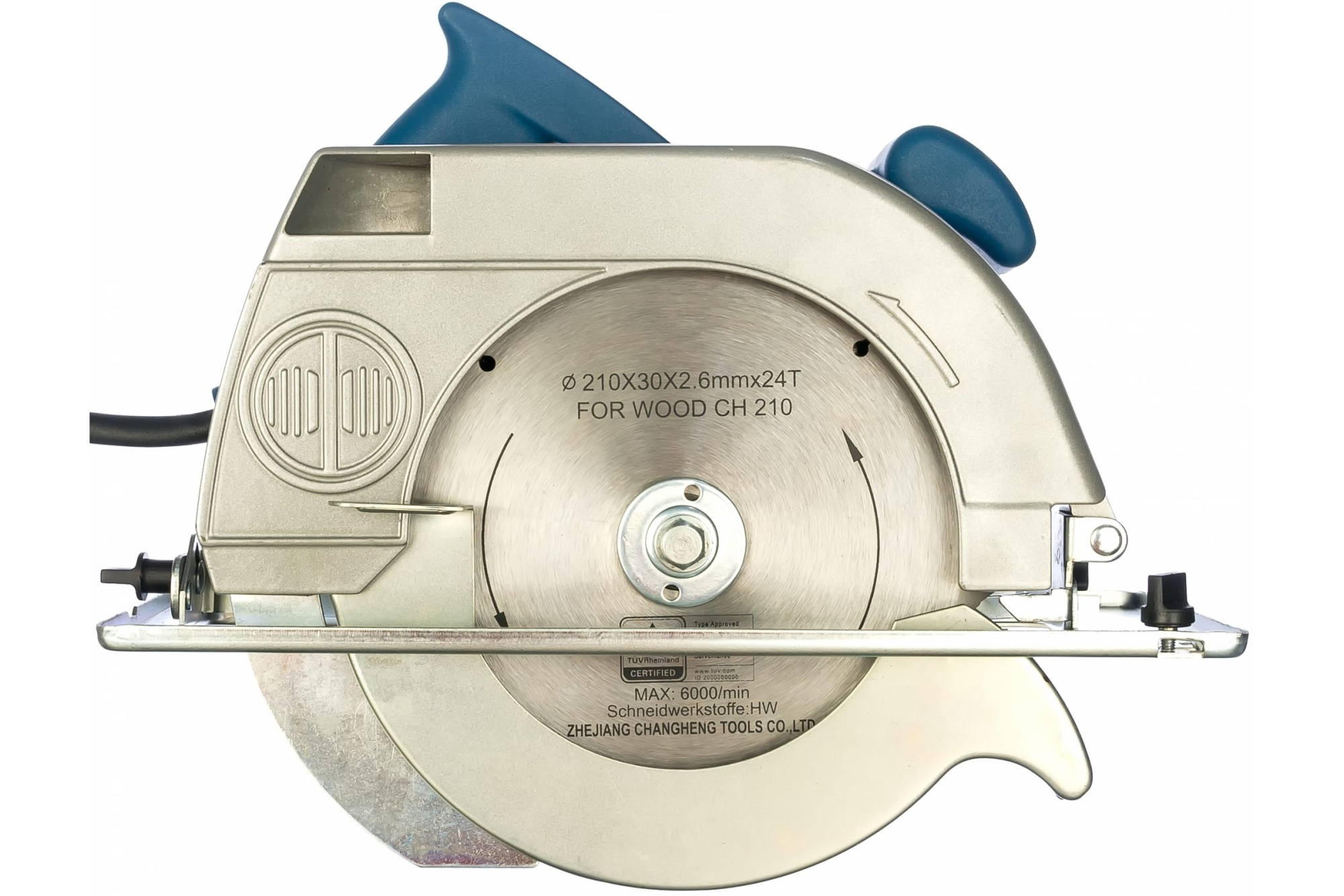 Пила дисковая ПД3-70 (2000Вт, d210х30/32мм, пропил 70мм, 4500об/мин) Фиолент