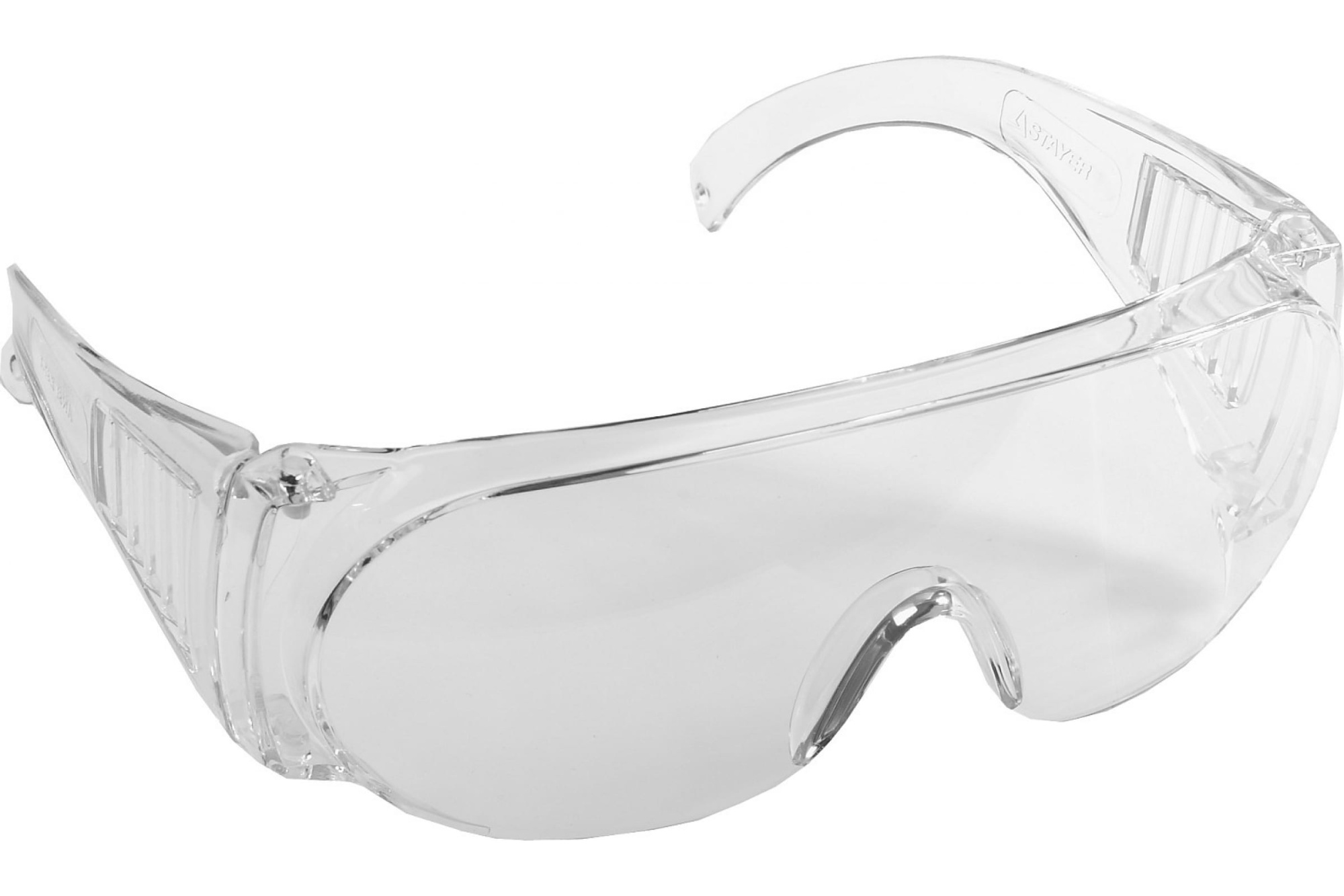 Очки защитные прозрачные, поликарбонатная линза с боковой вентиляцией Stayer "Standard"