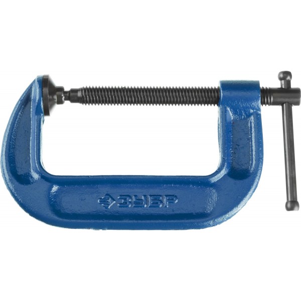 Струбцина тип "G" 75мм ЗУБР "Профессионал", ковкий чугун