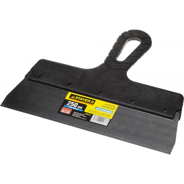 Шпатель нержавеющий 250мм с пластмассовой ручкой Stayer