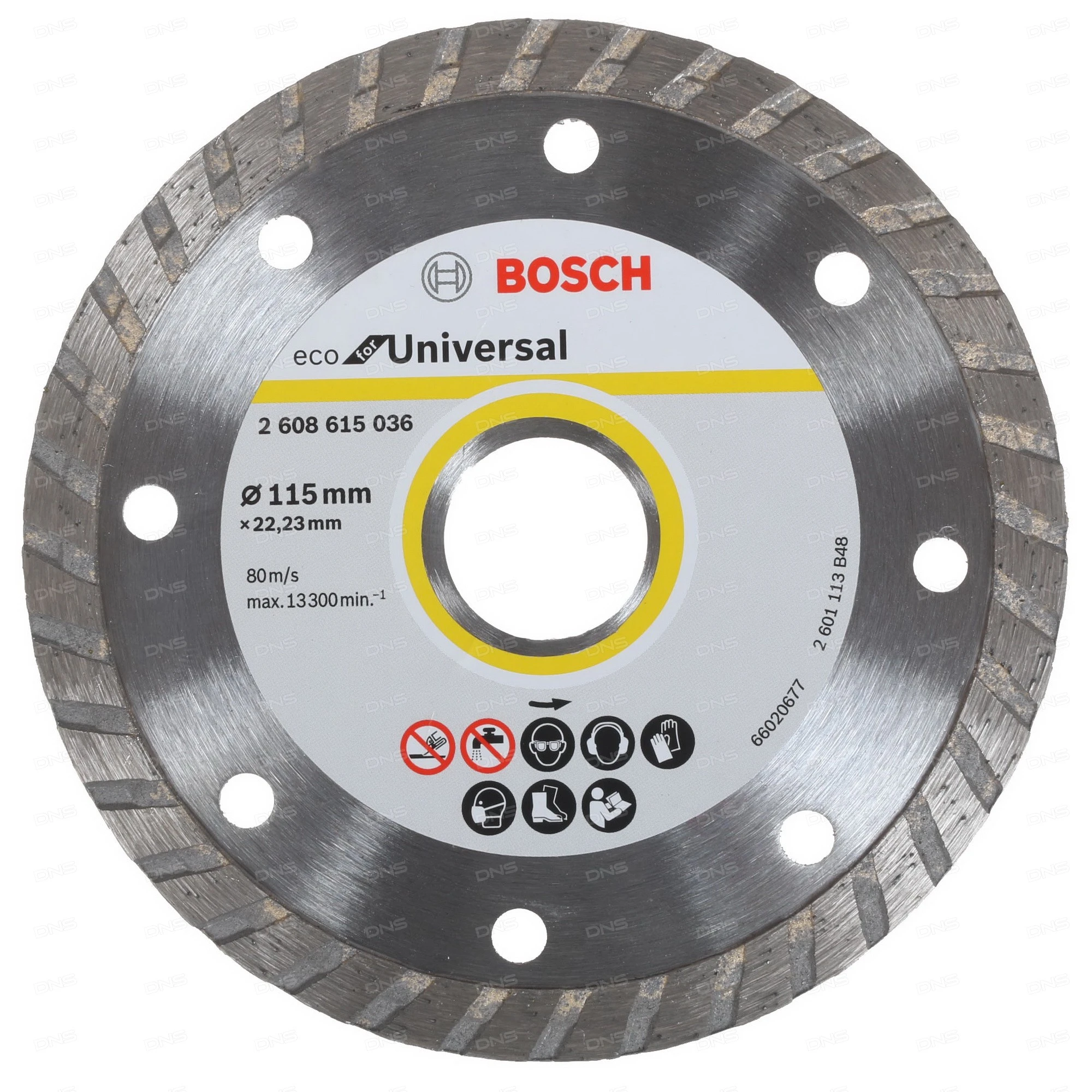 Алмазный диск ECO Universal Turbo 115х22,23мм BOSCH