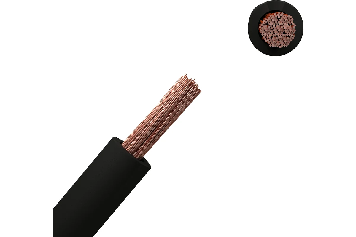 Кабель сварочный медный КГ 1х16(цена за 1м)