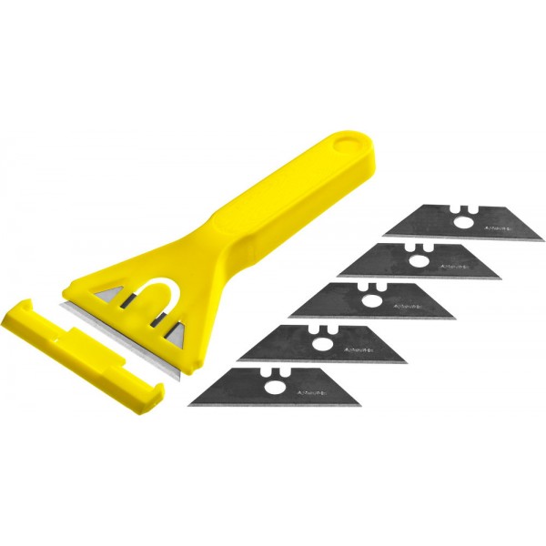 Скребок STAYER "Standard" 50мм, с 5 дополнительными лезвиями