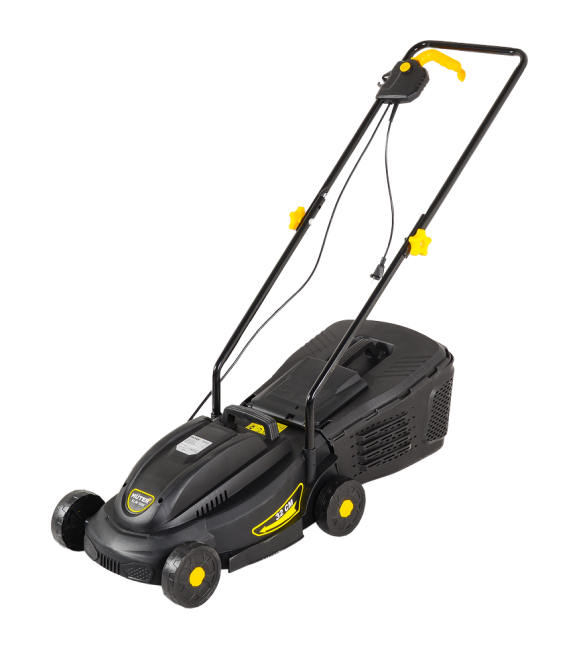 Газонокосилка электрическая ELM-1000 (1000Вт, захват 32см, высота среза 25-65мм, корзина 35л) HUTER