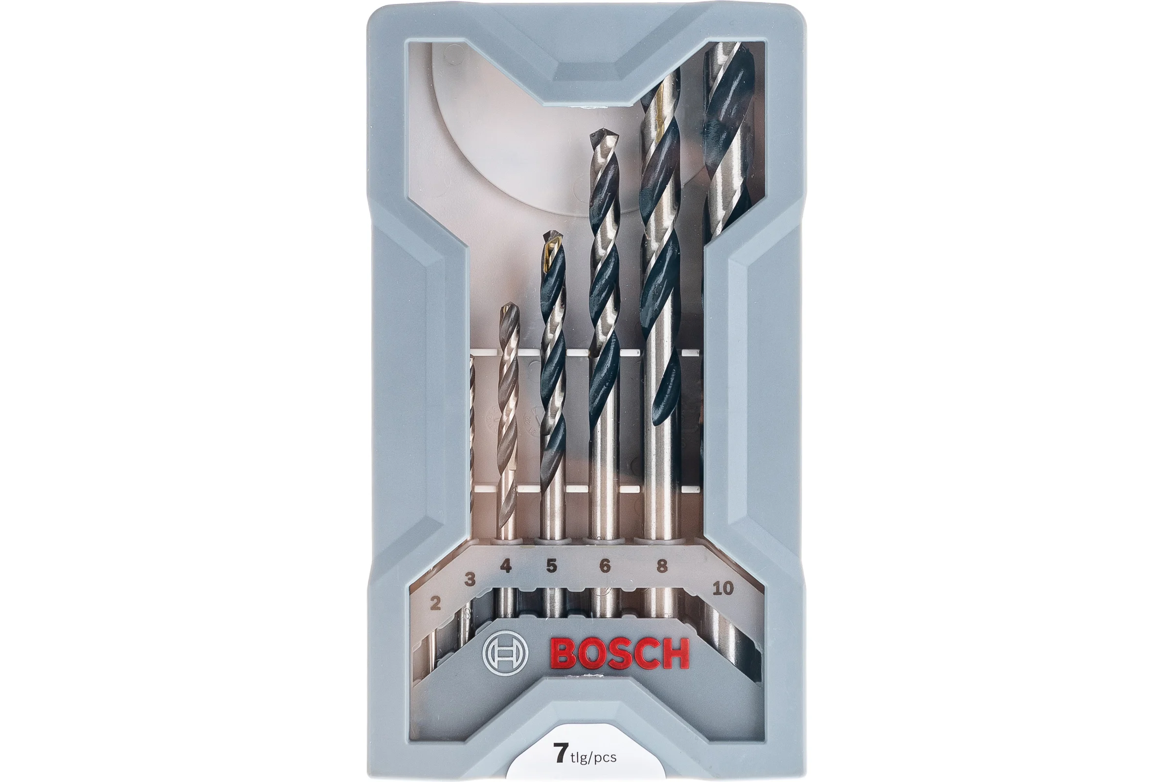 Набор свёрел по металлу 7шт, 2-10мм, Mini X-Line, HSS PointTeQ BOSCH