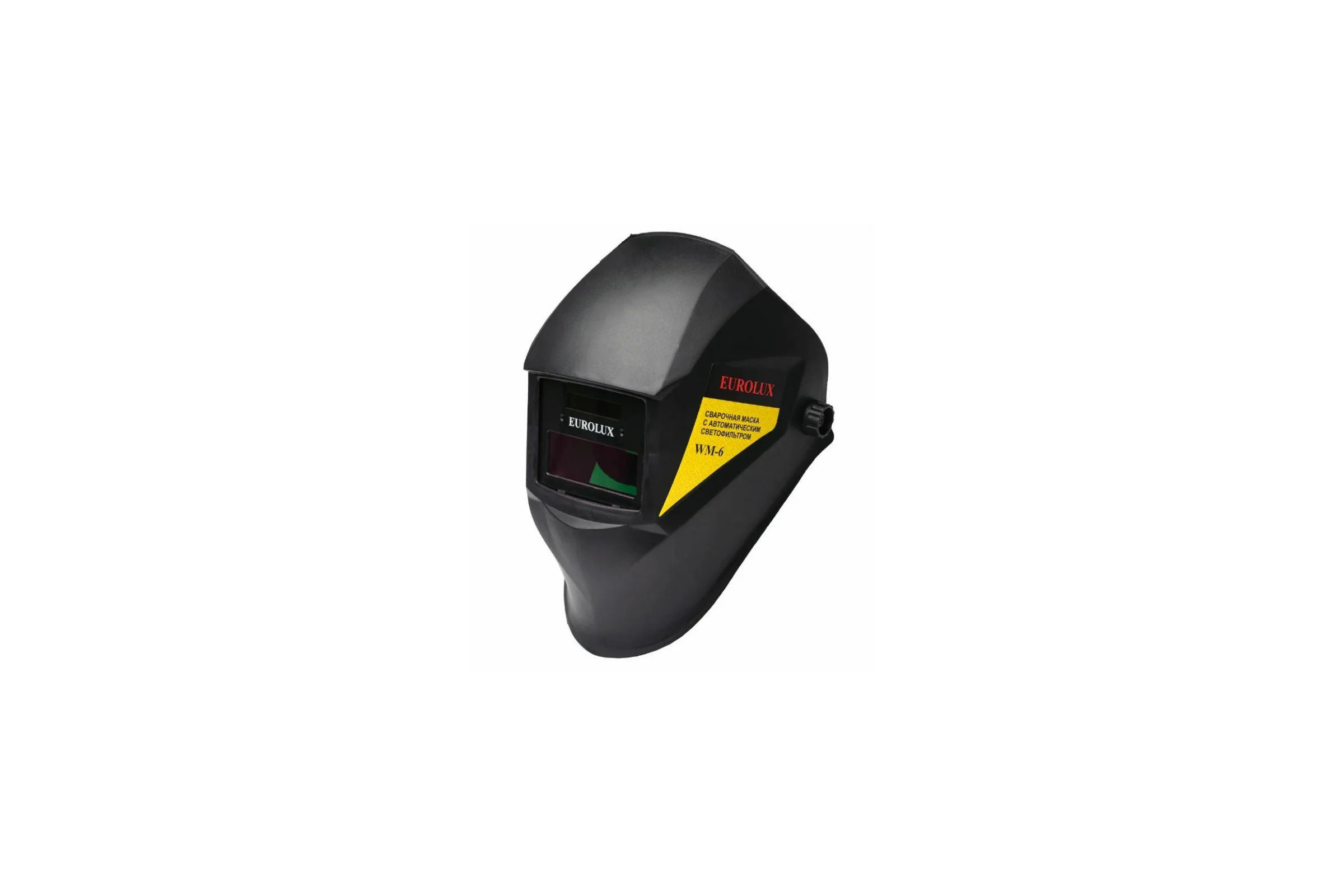 Маска сварочная WM-6 Eurolux (стекло 90х35мм)