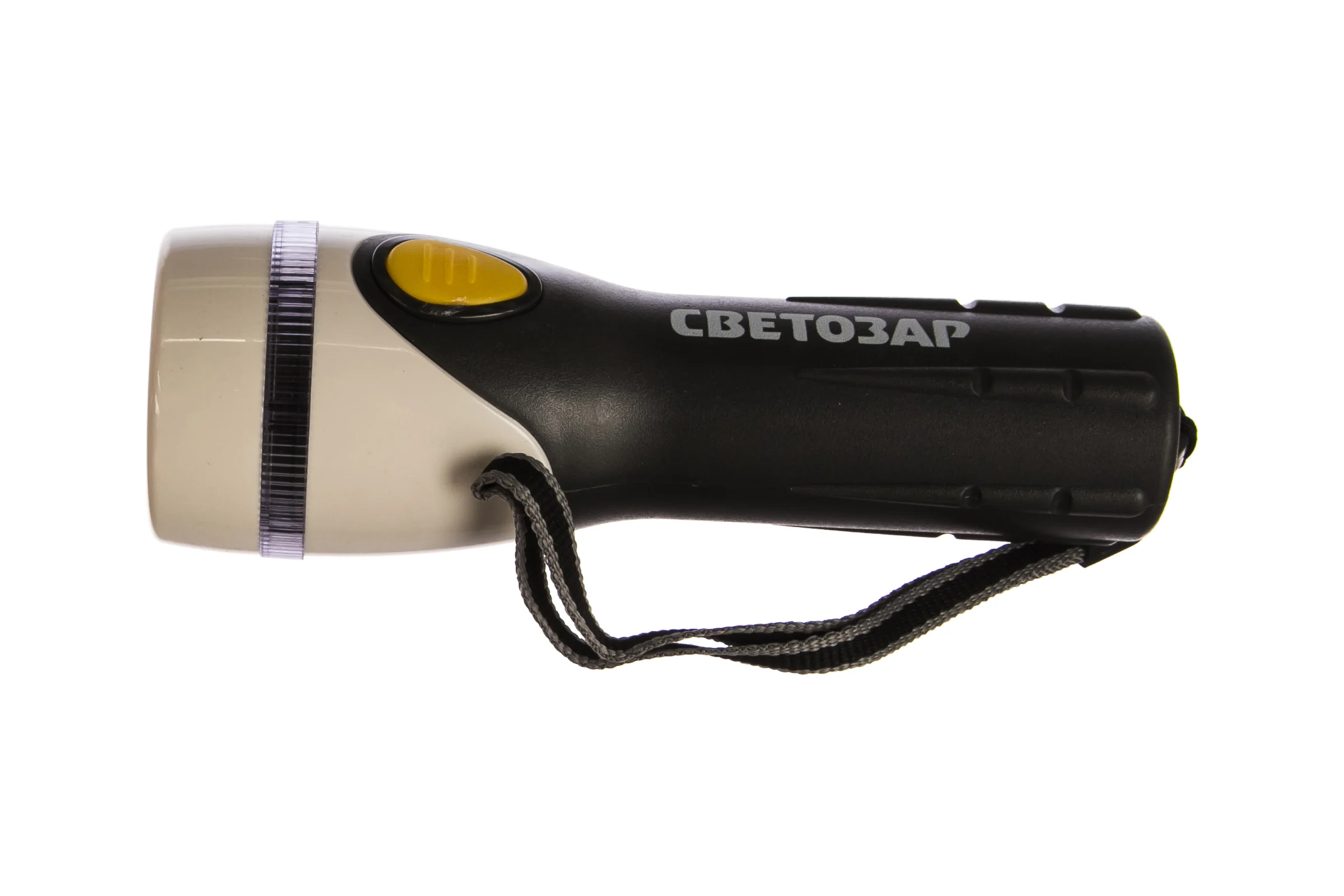 Фонарь ручной СВЕТОЗАР "UPITER", тип батареи 2хD, с пластм.корпусом и ремешком, ксеноновая лампа