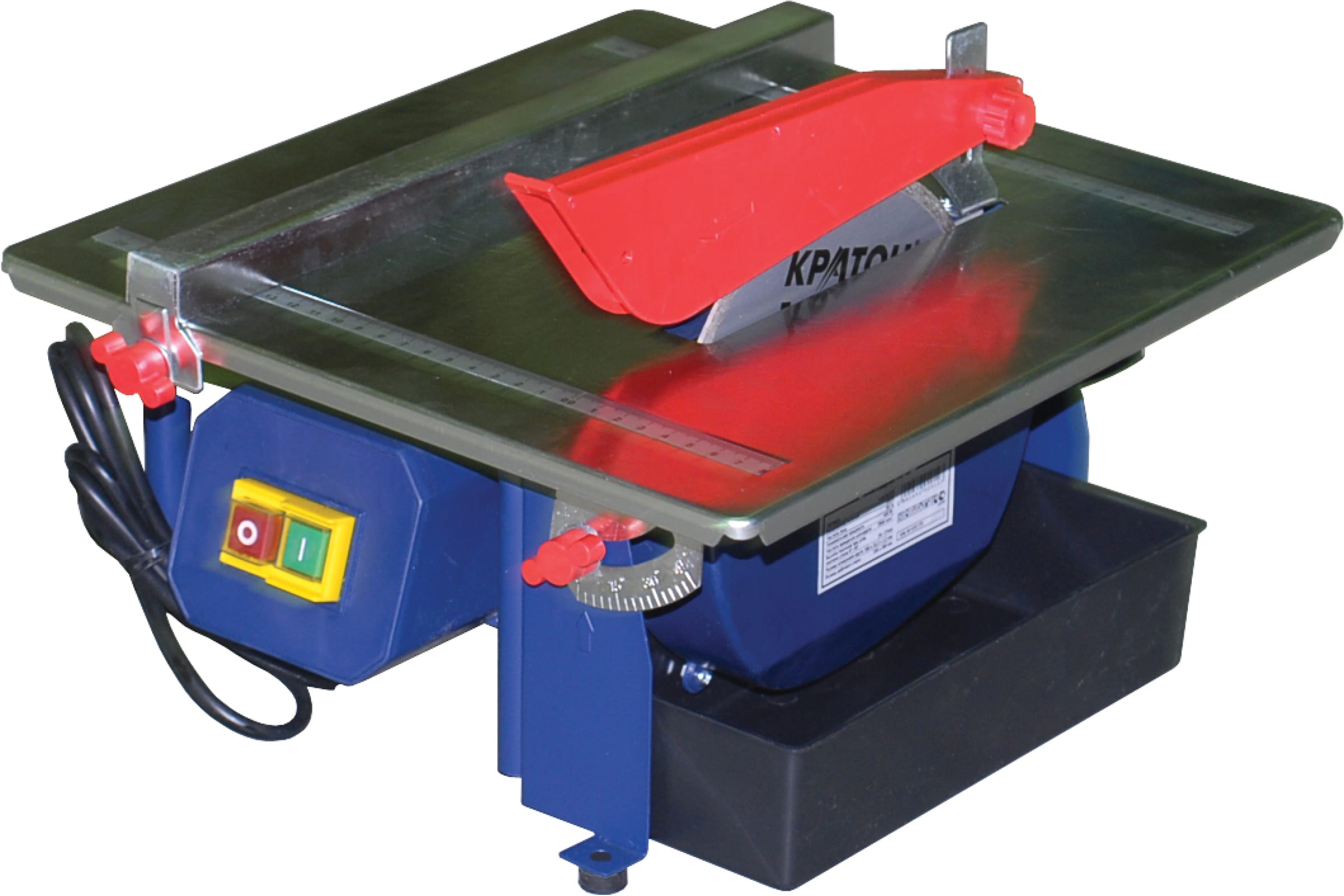 Плиткорез ТС-12 (450Вт, Ø180мм, стол 330х360мм, 8,2кг) КРАТОН