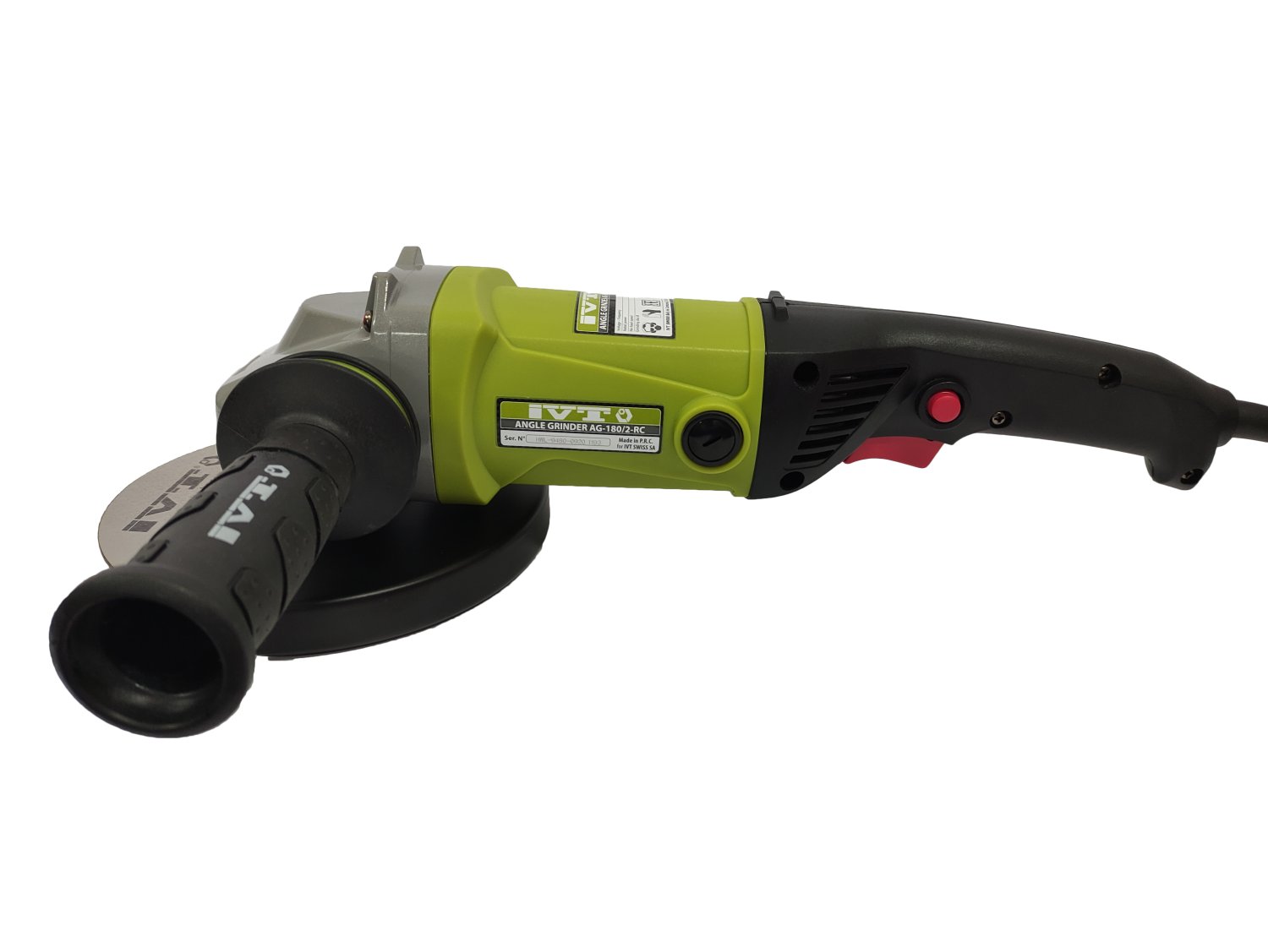 УШМ AG-180/2-RC (1150Вт, Ø180мм, 7500об/мин) IVT