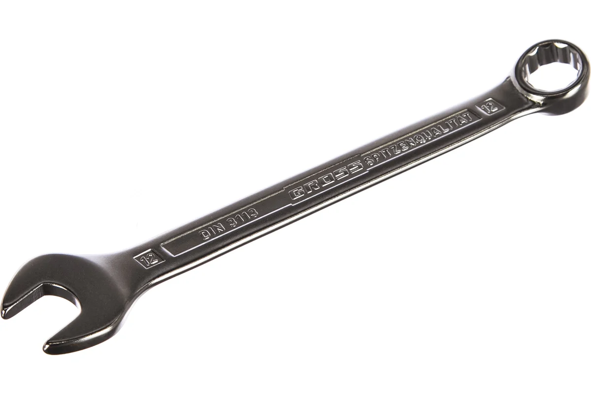Ключ комбинированный 12мм, Cr-V, холодный штамп, GROSS
