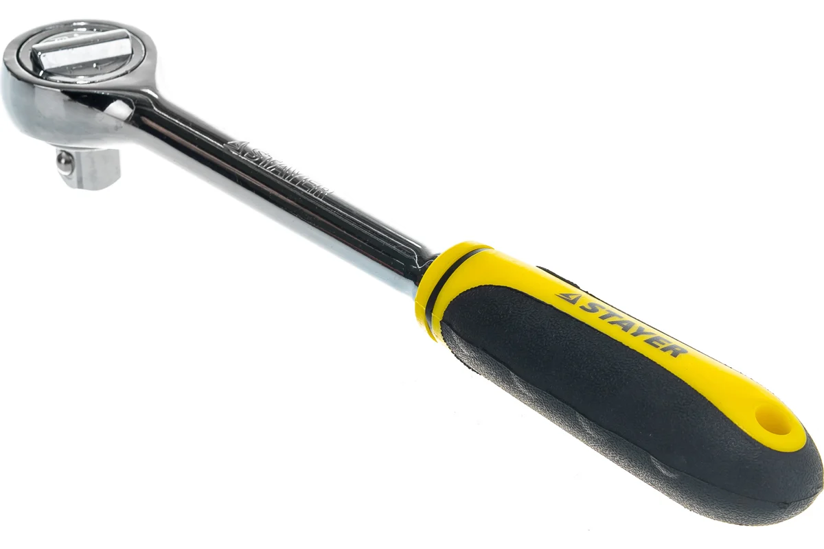 Трещётка для торцевых головок 1/2" STAYER "Master", хромванадиевая сталь