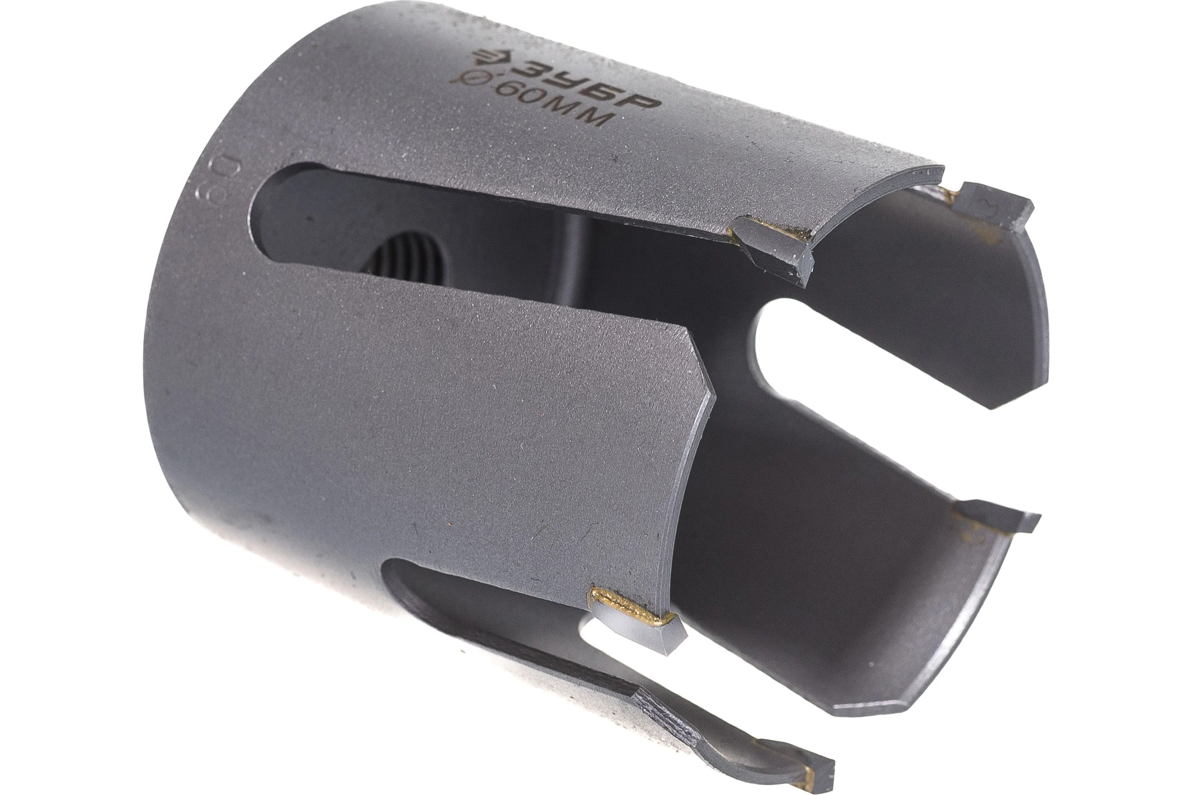 Коронка универсальная ЗУБР "Профи" 60мм, с твердосплавными резцами ВК8С