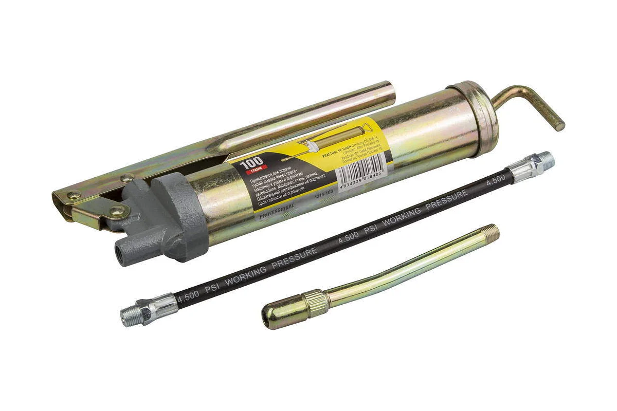 Шприц 100г автомобильный металлический Stayer