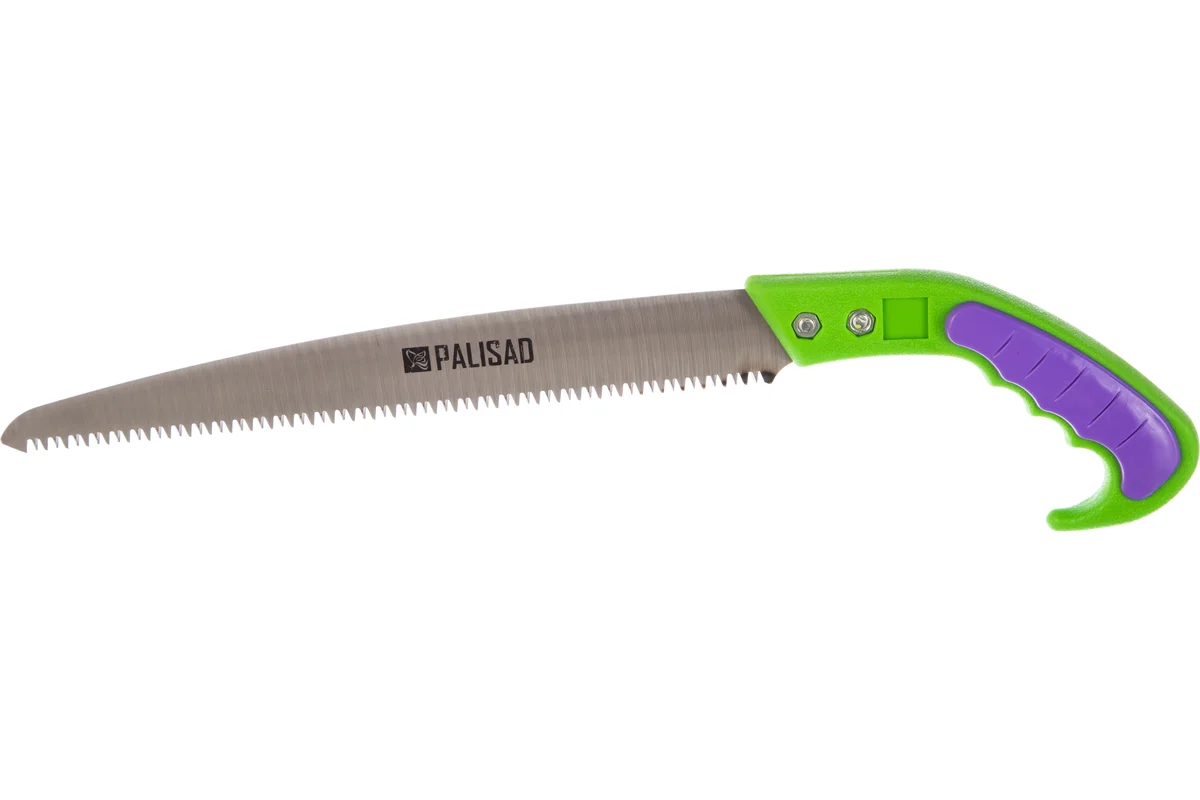 Ножовка садовая 300мм, двухкомпонентная рукоятка + ножны, подвес для поясного ремня PALISAD