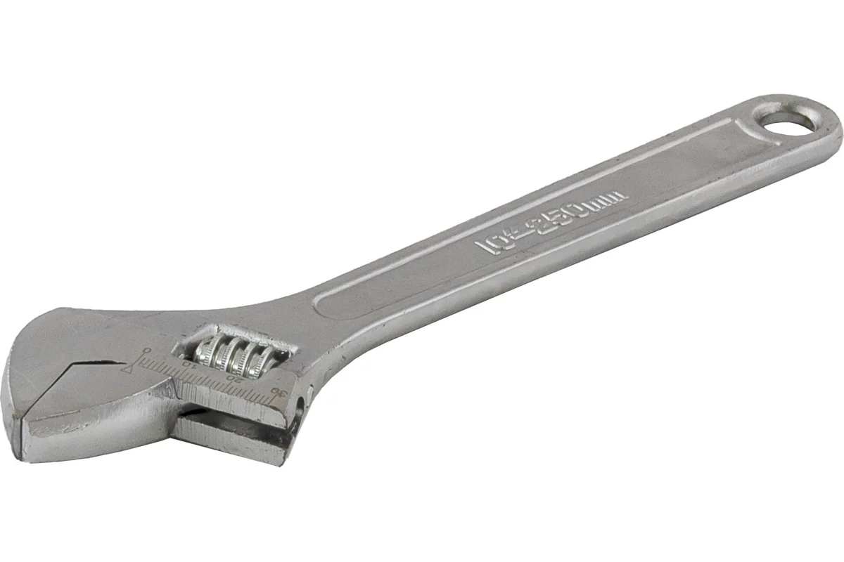 Ключ разводной 250мм, зев 30мм ВИХРЬ