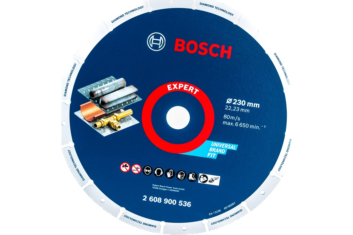 Диск алмазный по металлу 230х22мм BOSCH