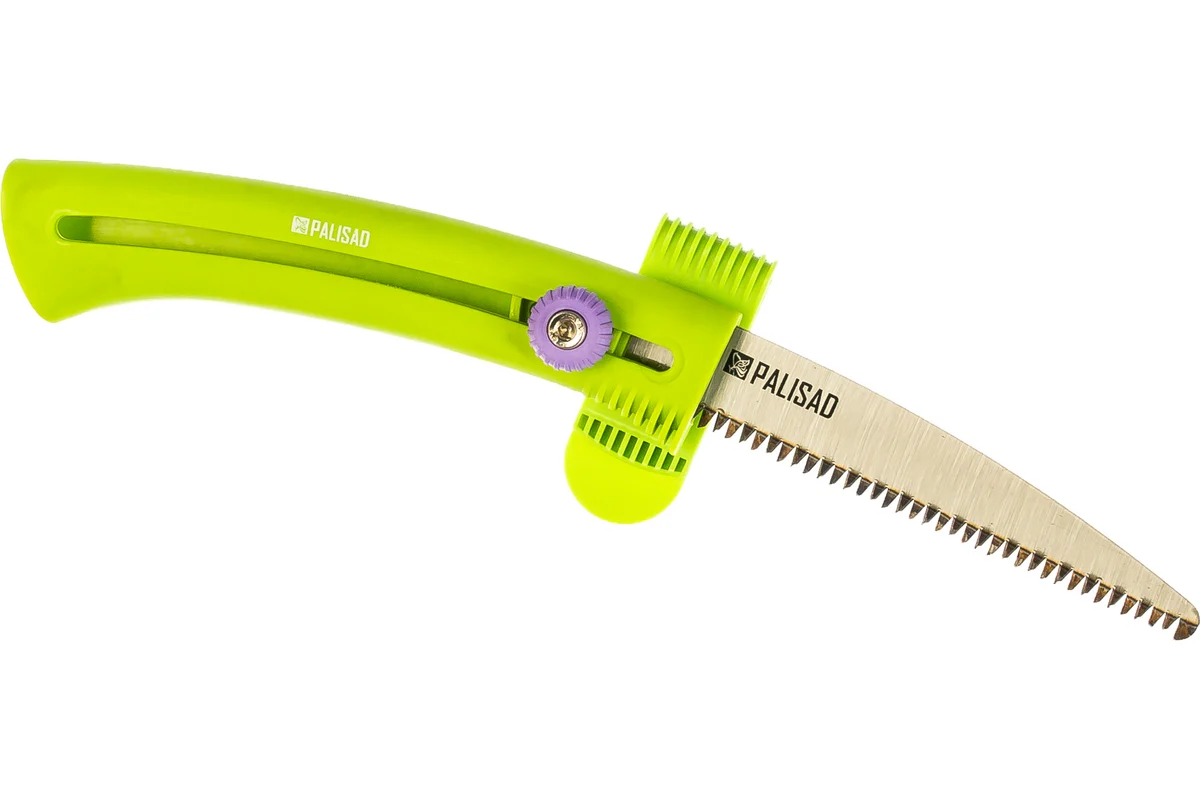 Пила походная, выдвижная, 150мм, калёный зуб, пластиковая рукоятка PALISAD