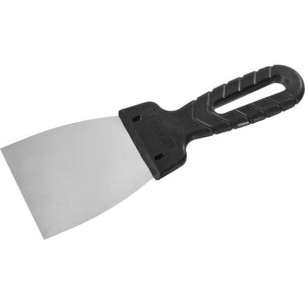Шпатель нержавеющий 80мм с пластмассовой ручкой Stayer