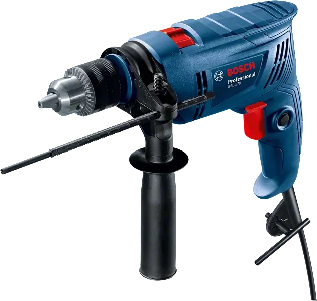 Дрель GSB 570 (570Вт, 0-3000об/мин, удар, реверс, патр.13мм, 1,7кг) BOSCH