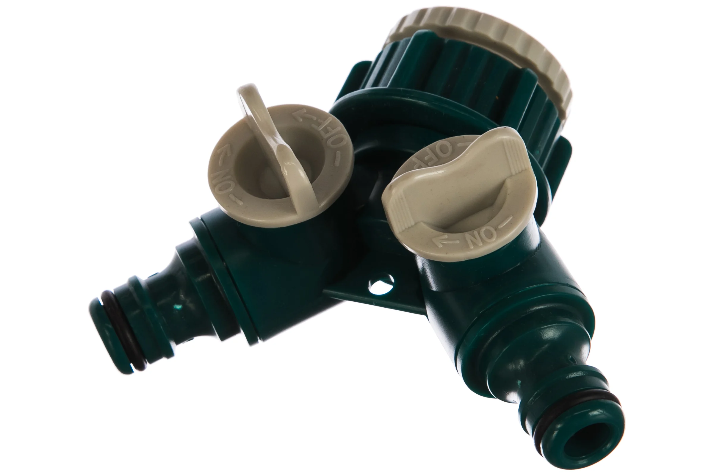 Распределитель двухканальный RACO "Original" (резьба внешняя-наконечник), 3/4"-1"