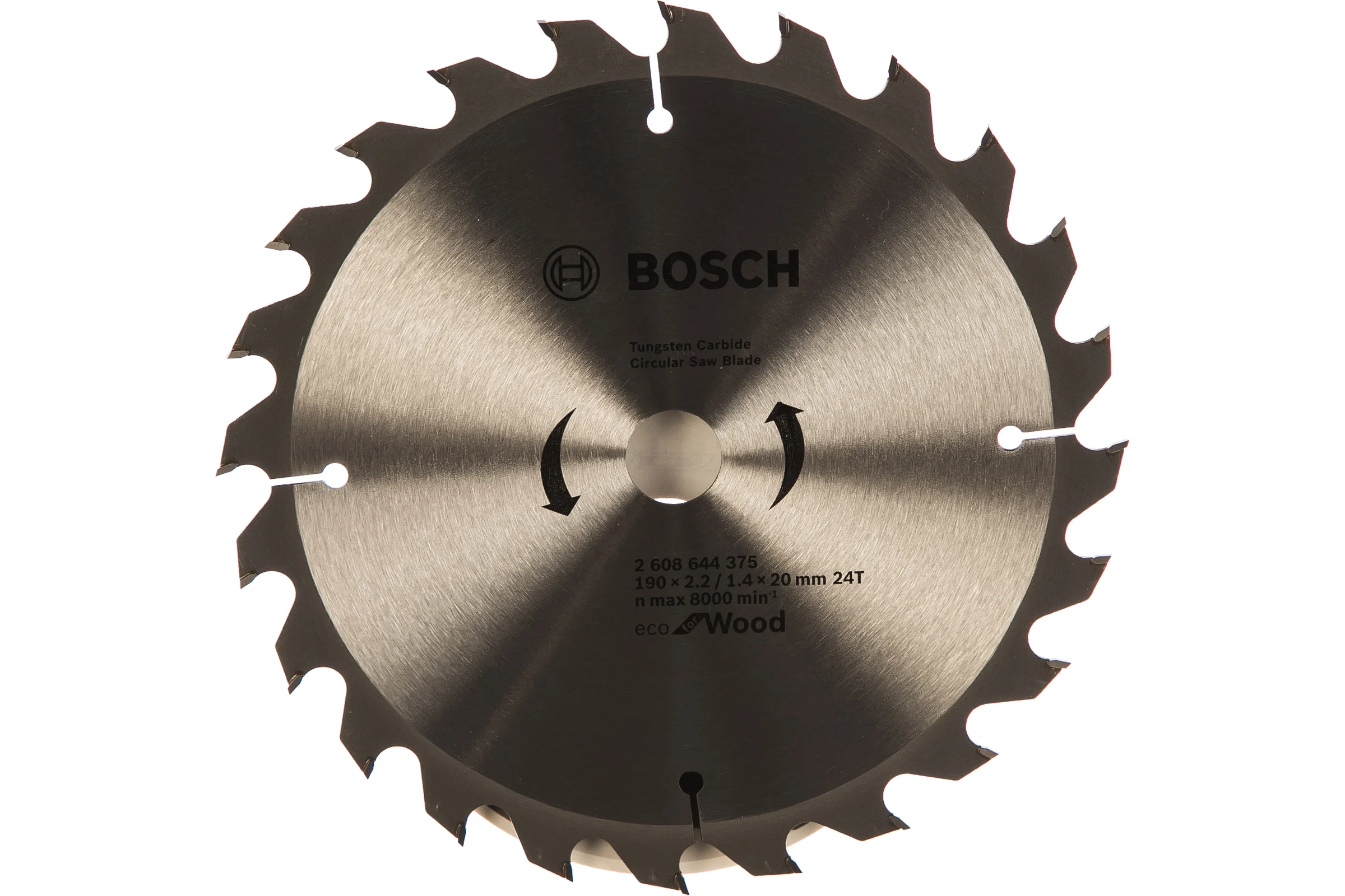 Диск пильный по дереву ECO 190х20мм Т24 с твердосплавными зубьями BOSCH