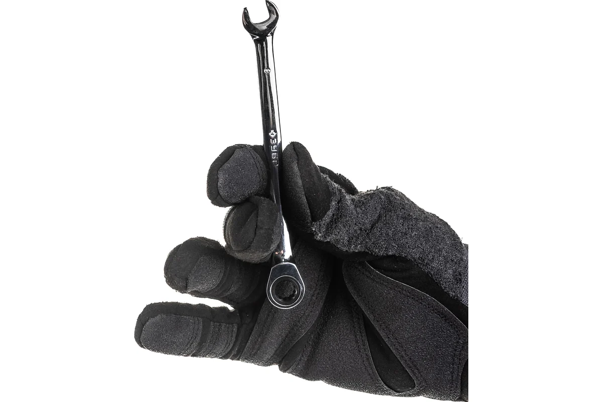 Набор ключей комбинир. трещоточных ЗУБР "Профи" 12шт, 8-22мм, в чехле, Cr-V сталь