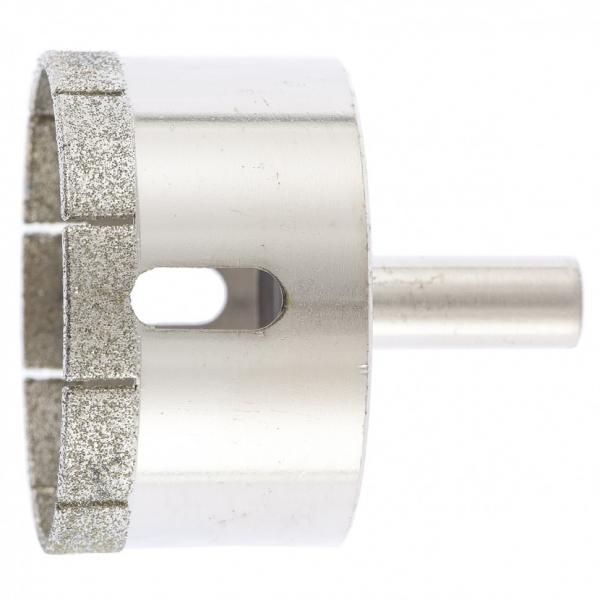 Сверло алмазное по керамической плитке Ø55х55мм, цилиндрический хвостовик СИБРТЕХ