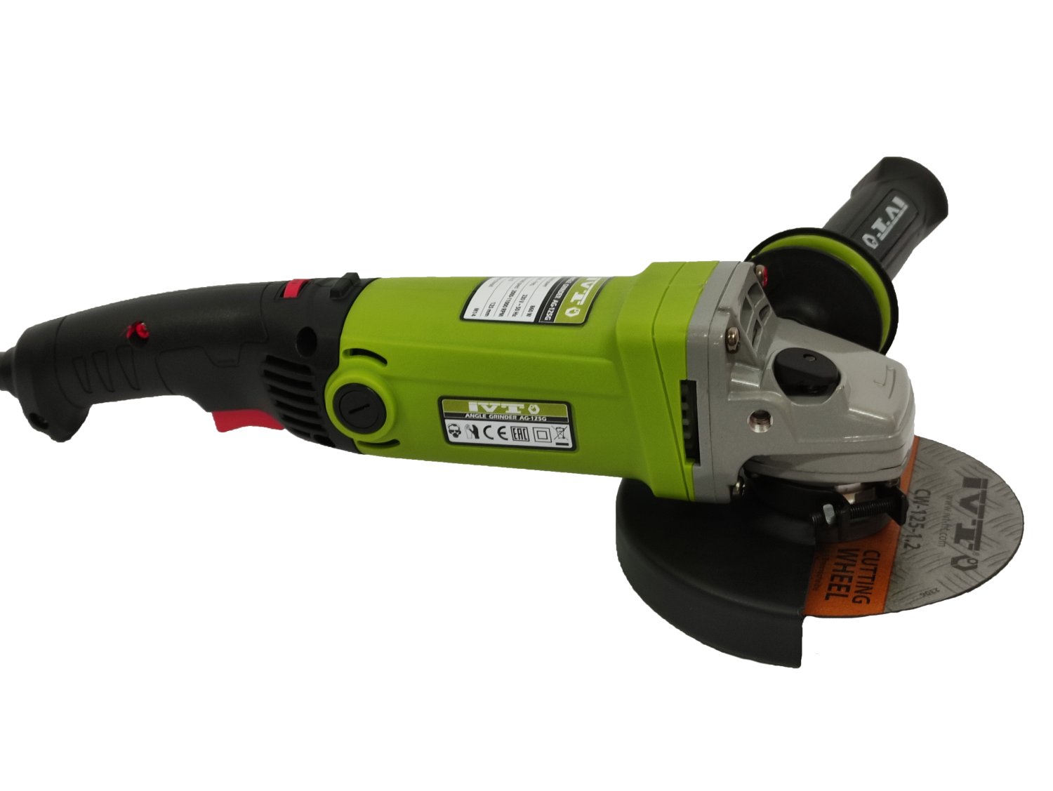 УШМ AG-125G (860Вт, 125мм, 3000-11000об/мин) IVT