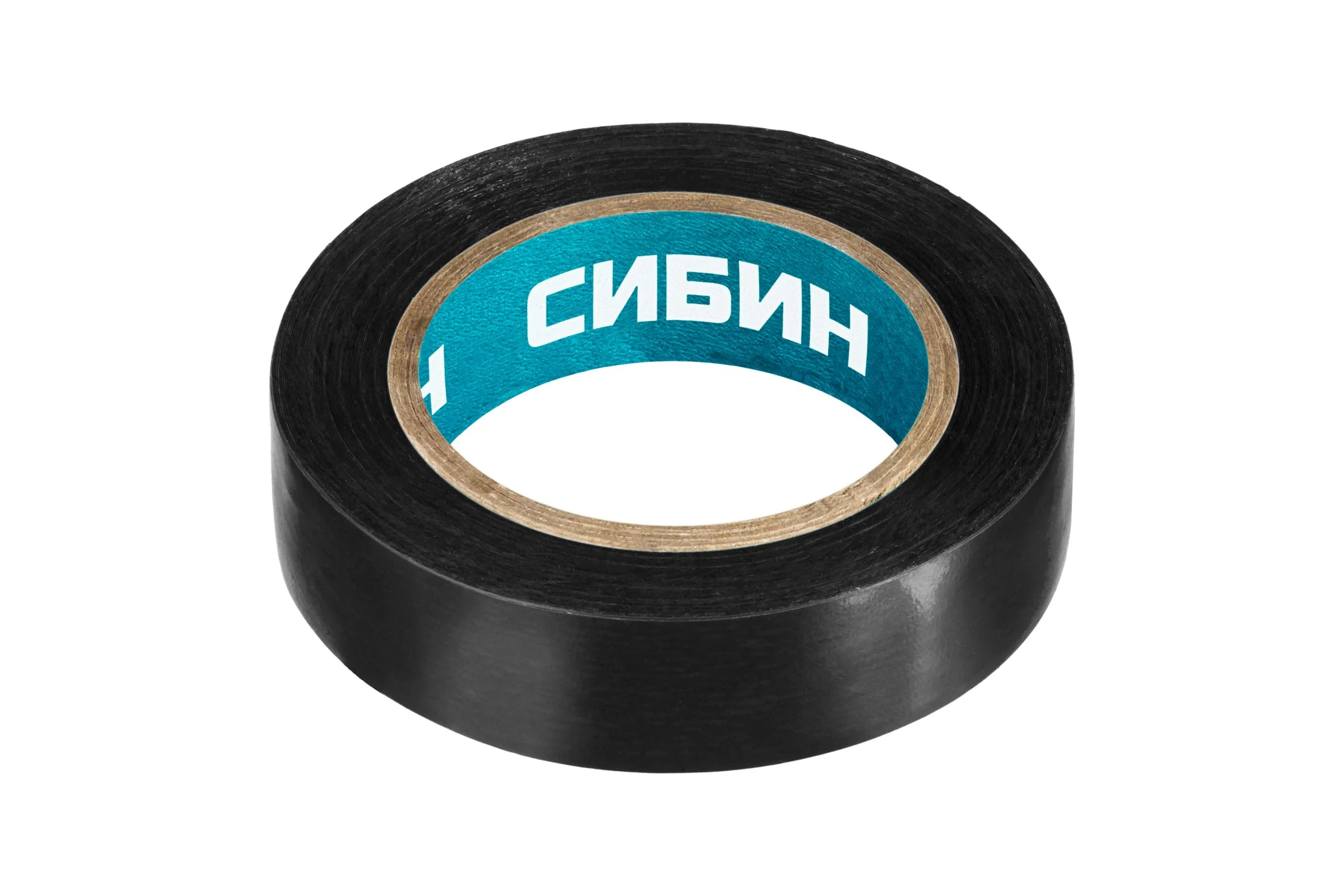 Изолента СИБИН 10мх15мм чёрная, ПВХ