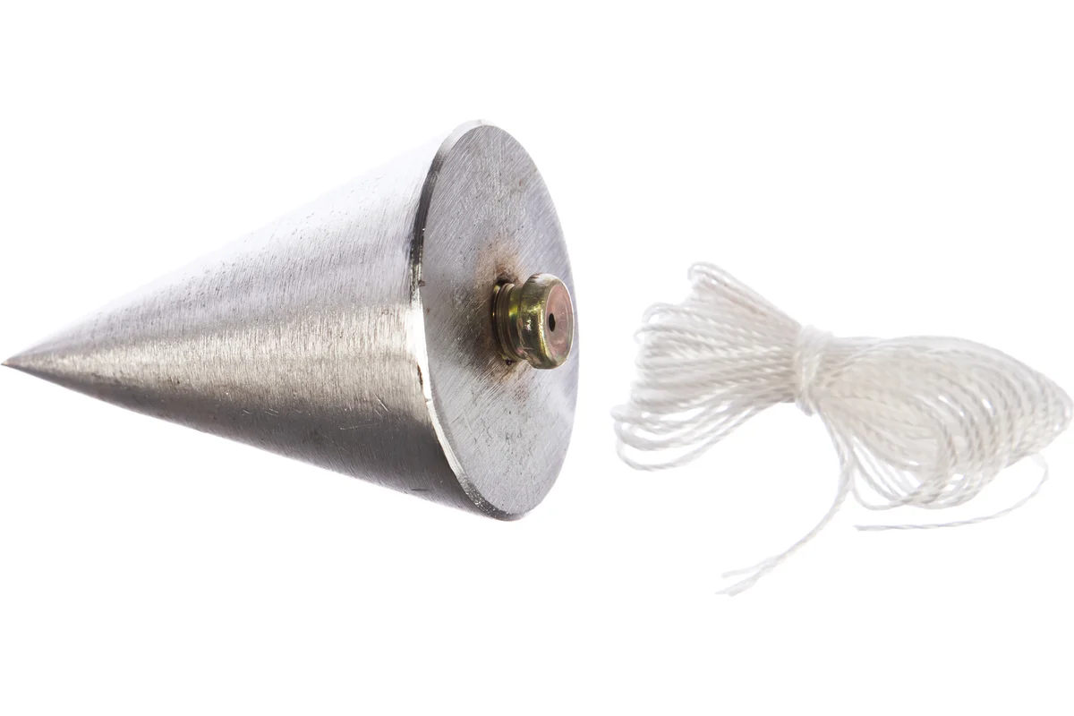 Отвес конусный 300г, шнур 5м MATRIX