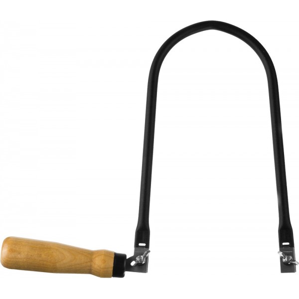 Лобзик ручной СИБИН 130х300мм, с деревянной рукояткой (без полотна)