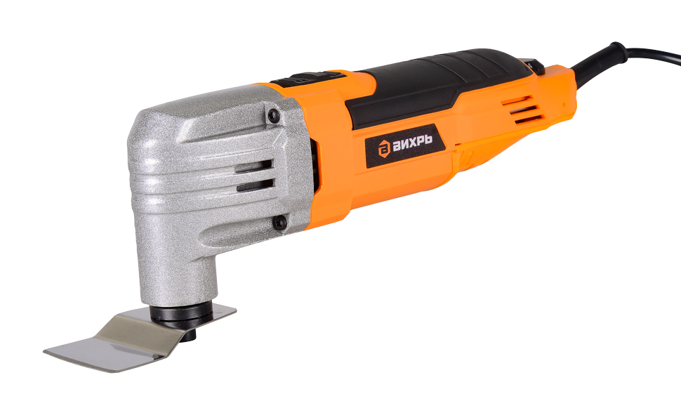 Многофункциональный инструмент МФИ-400 (400Вт, 0-22000кол/мин, пл.пуск, набор насадок, кейс) ВИХРЬ