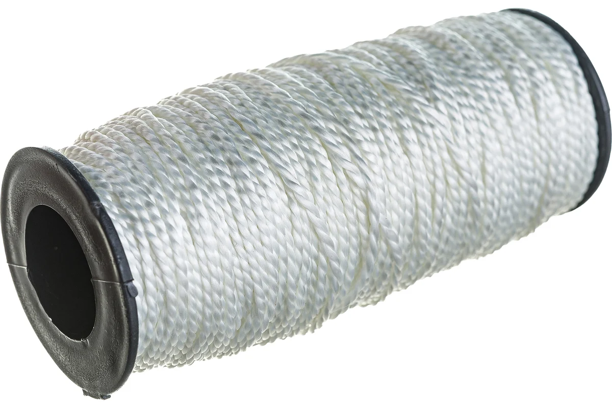 Шнур крученый полипропиленовый Ø2,0мм, L=50м, 70кгс, СИБРТЕХ