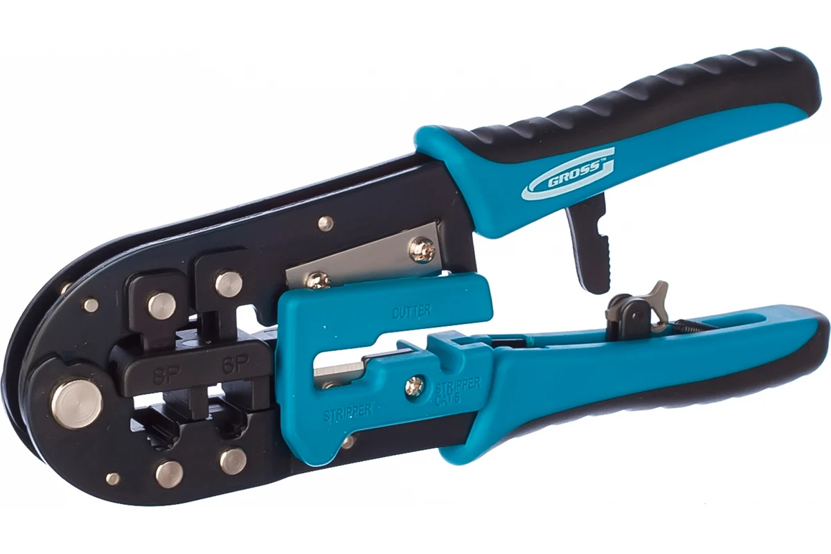 Клещи для обжима телефонных и компьютерных клемм GROSS
