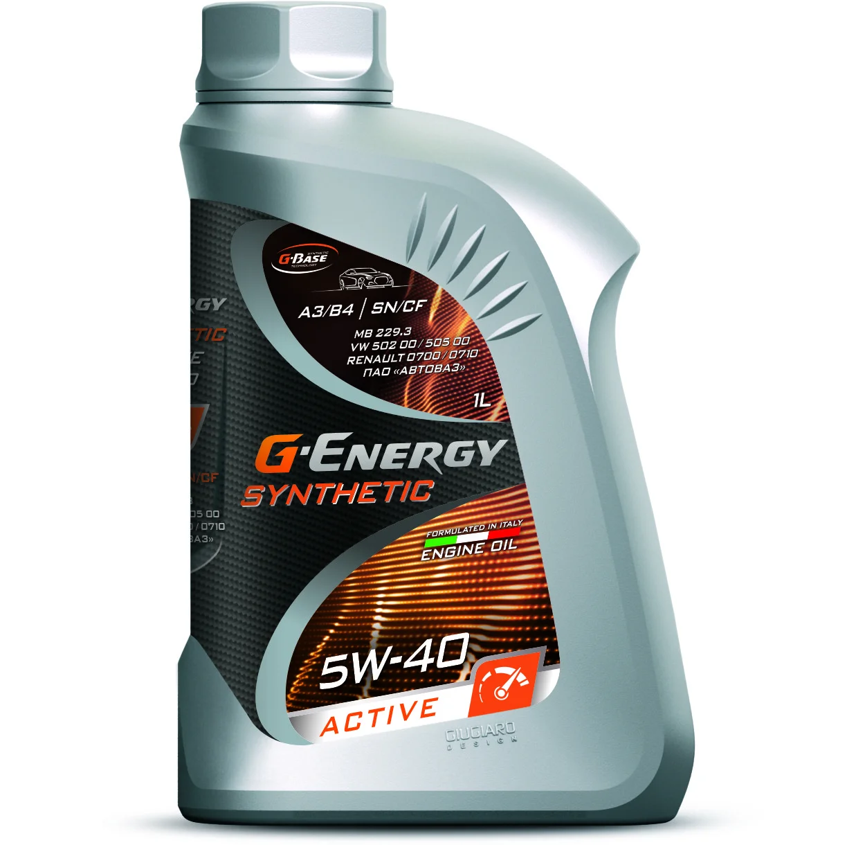 Масло G-Energy Synthetic Active 5W40 API SN/CF, синтетическое, 1л, для четырехтактных двигателей