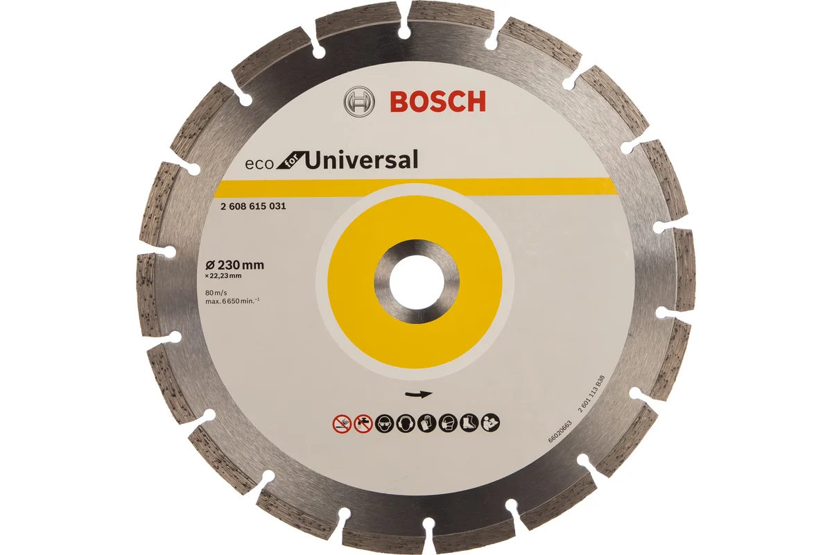 Алмазный диск ECO Universal 230х22,23мм BOSCH