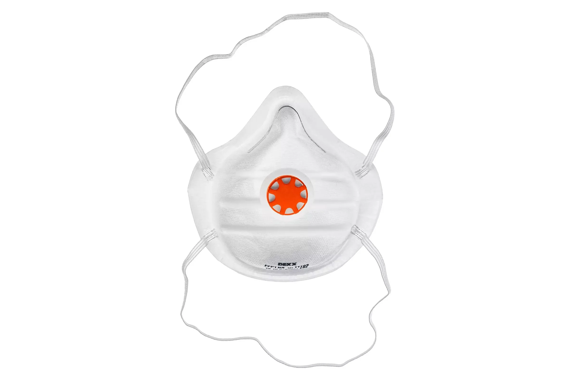 Полумаска коническая фильтрующая с клапаном, FFP1, DEXX