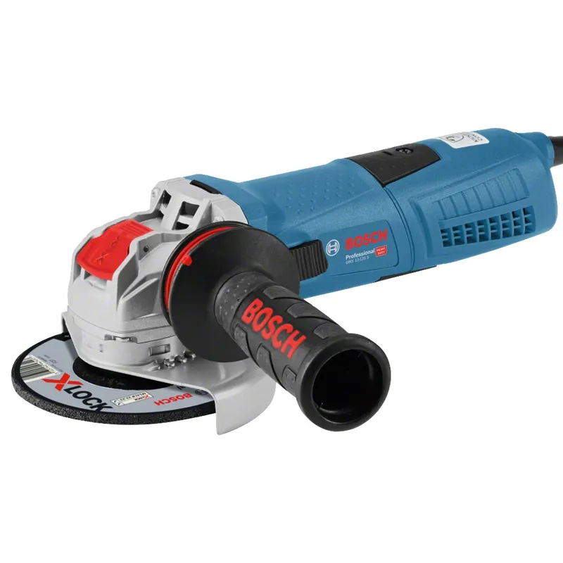 Углошлифовальная машина GWX 13-125S (1300Вт, 125мм, 2800-11500об/мин, смена оснастки с Х-LOCK, плавный пуск, KickBack Control, Vibration Control, 2,4кг) BOSCH