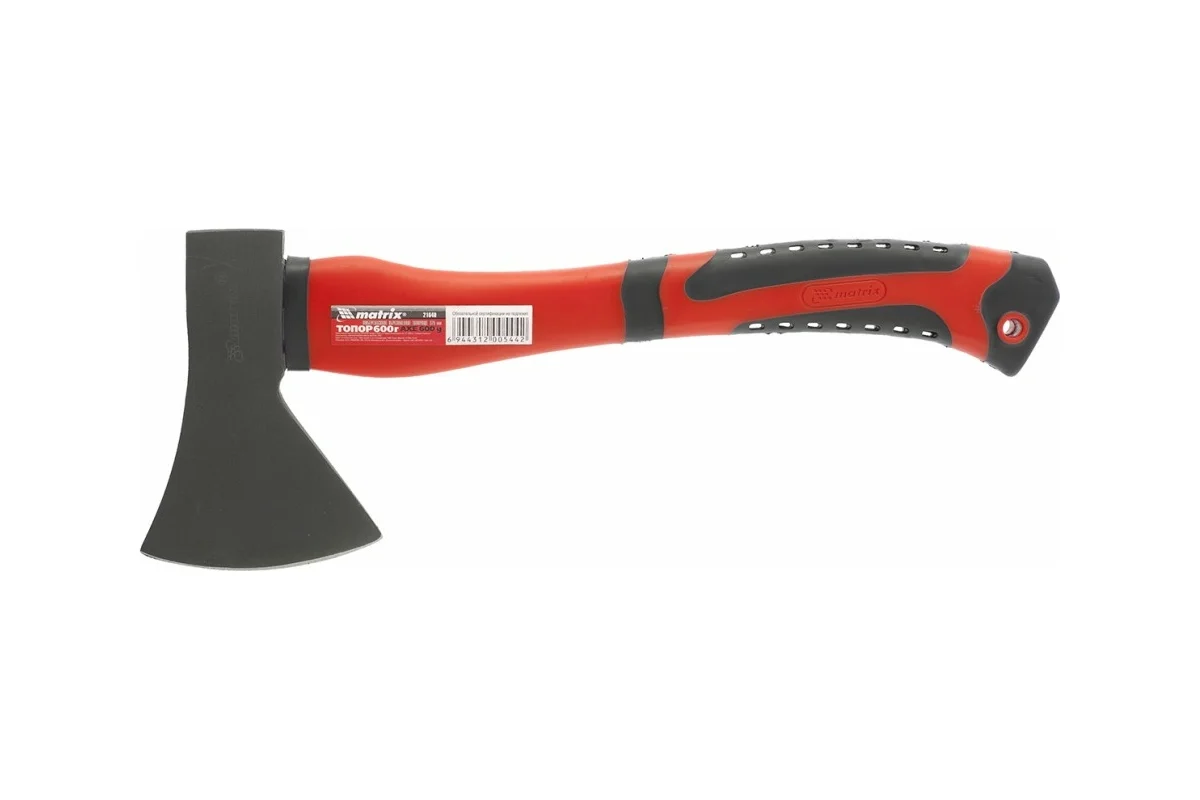 Топор 0,6кг, фиберглассовая рукоятка MATRIX