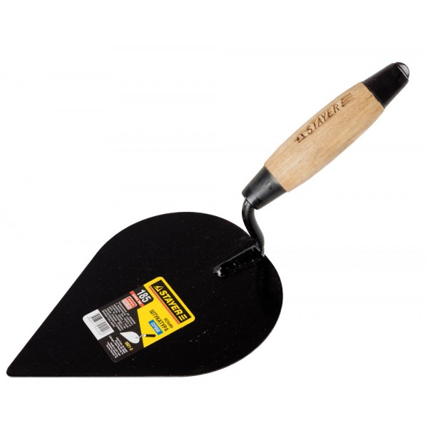 Кельма штукатура сердечко острое c деревянной ручкой Stayer