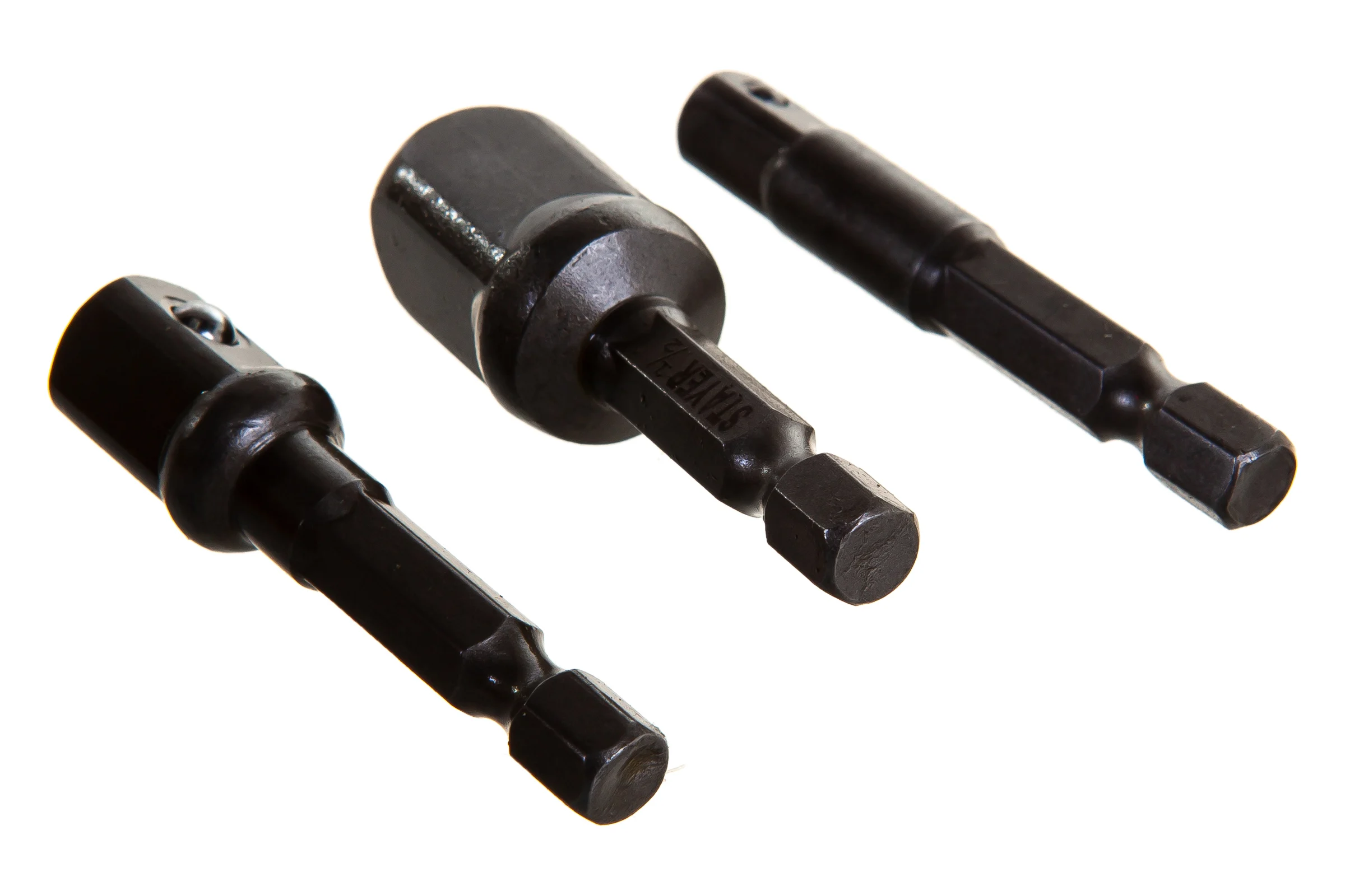 Набор адаптеров STAYER MASTER "MAXFIX" для торцовых головок 3предм., 50мм (1/4", 3/8", 1/2")