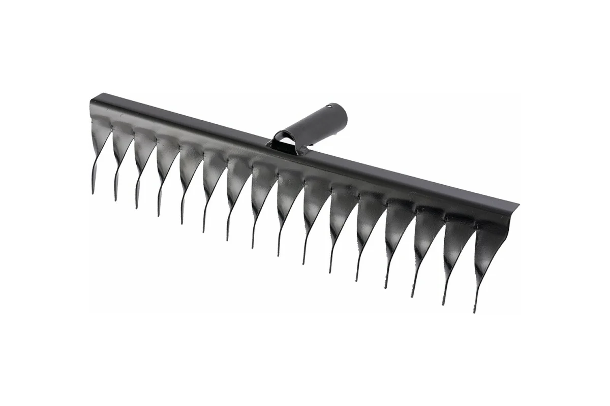 Грабли стальные 420мм, 16 витых зубьев, без черенка СИБРТЕХ