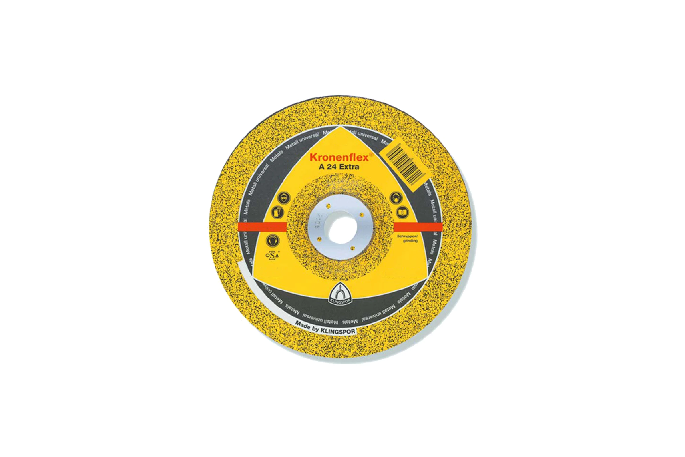 Круг шлифовальный 180х6х22мм по металлу Kronenflex