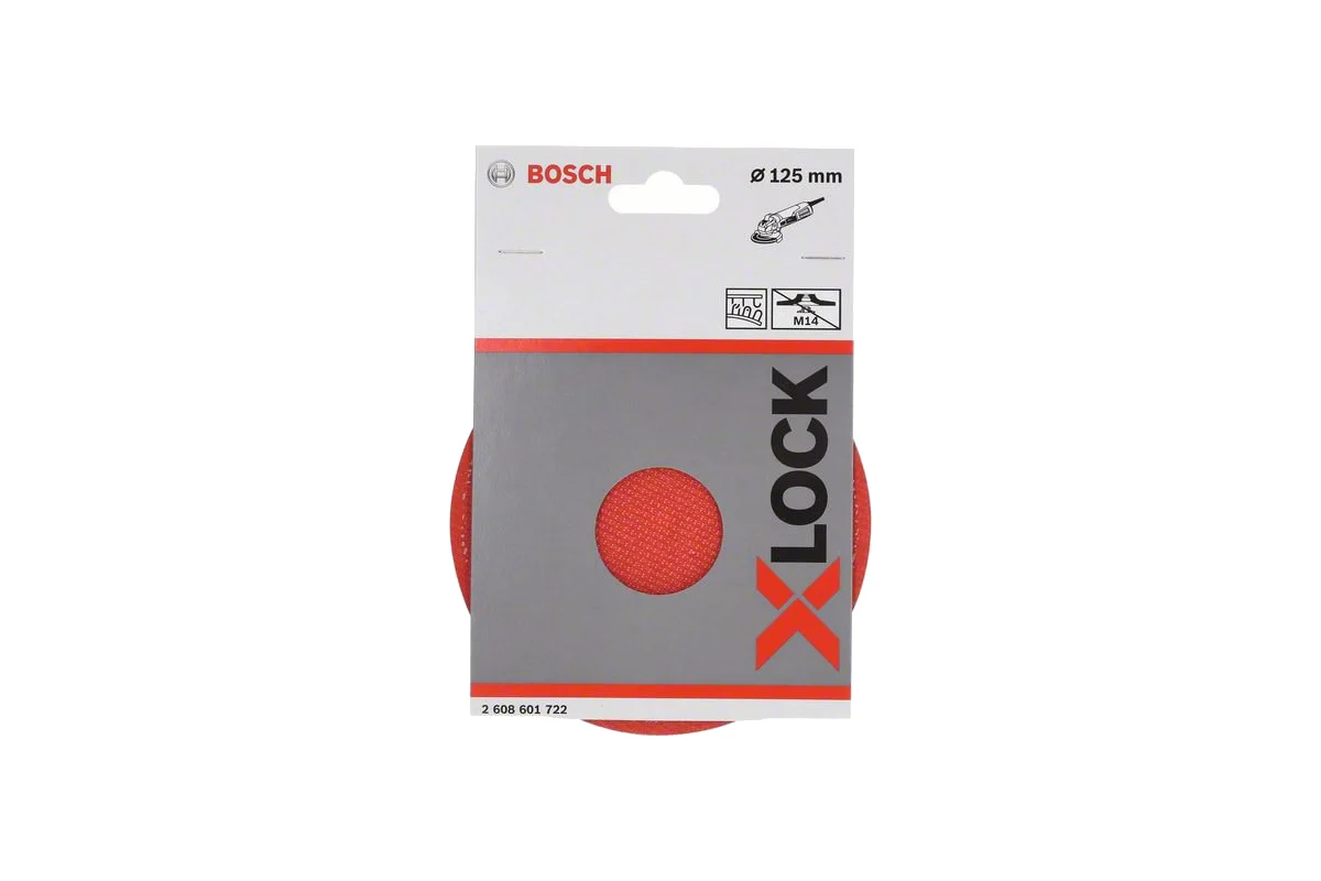 Опорная тарелка X-LOCK на липучке Ø125мм BOSCH