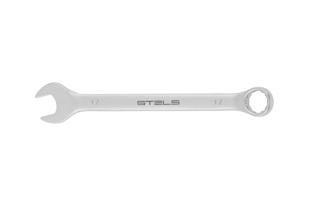 Ключ комбинированный 17мм, хромванадиевая сталь STELS