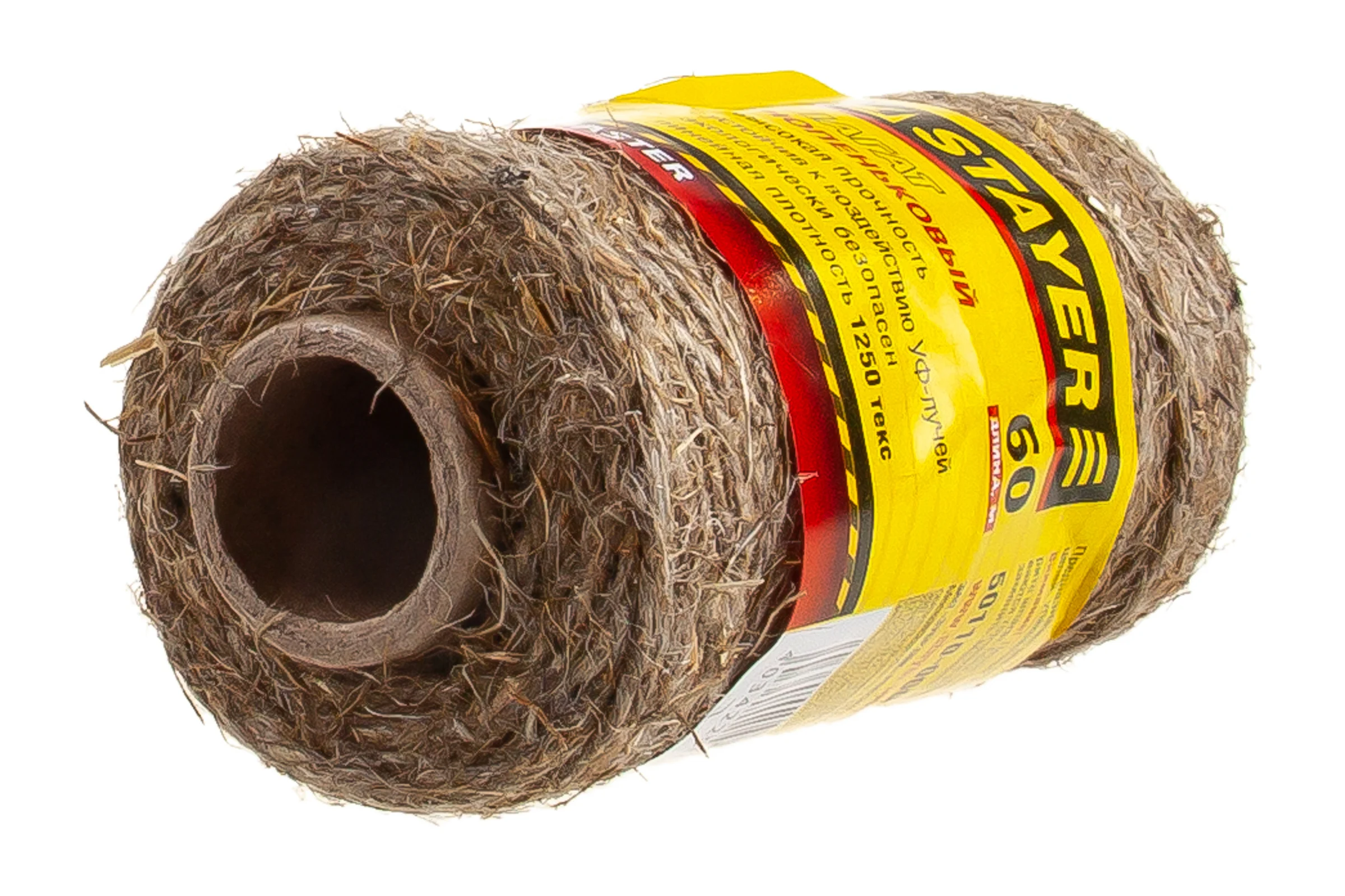 Шпагат льнопеньковый Ø1,4мм, 60м, 13,5кгс, 1,25ктекс, хозяйственно-бытовой STAYER