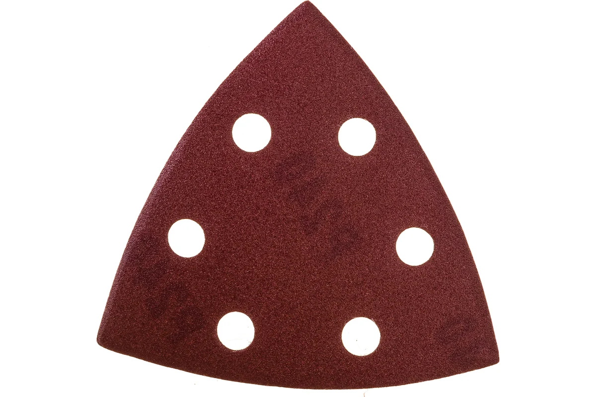Треугольник абразивный 93мм, P240, на ворсовой подложке под "липучку" MATRIX