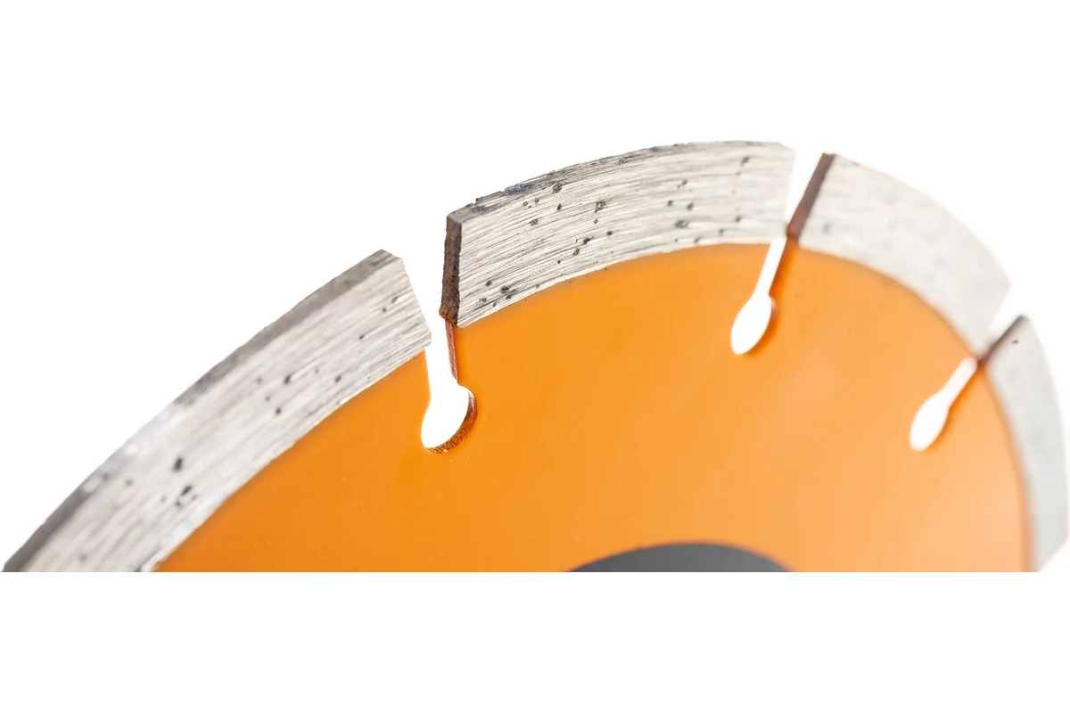 Диск алмазный отрезной сегментный Ø125х22,2мм, сухой рез ВИХРЬ